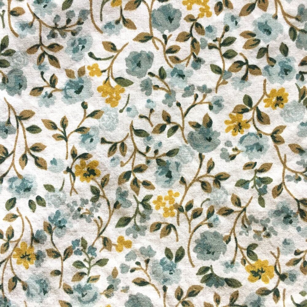 Two Country Life Ditsy Floral Pillow Cases Set